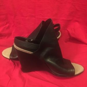 VINCE Italian Leather Wedge